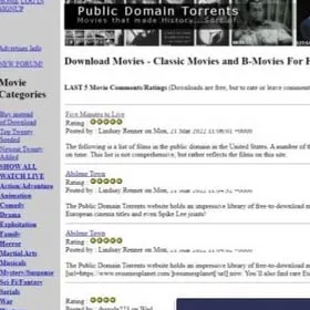 public domain torrents